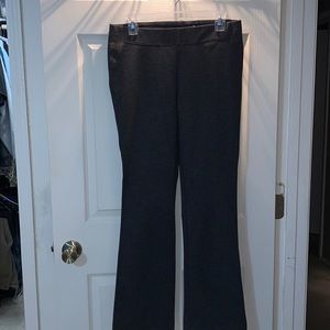 Grey elastic waist pants